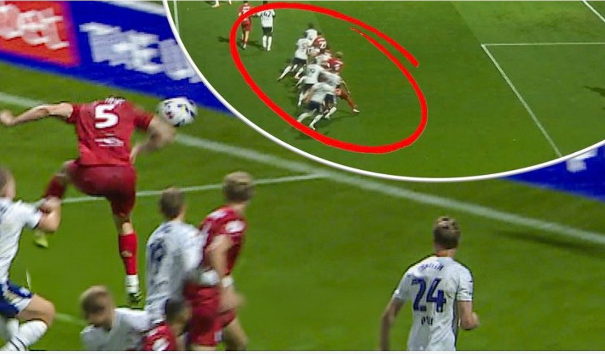 OFFSIDE AND HANDBALL LEADS TO A GOAL, ABSOLUTELY FANTASTIC 👍 #pne #pnefc #preston