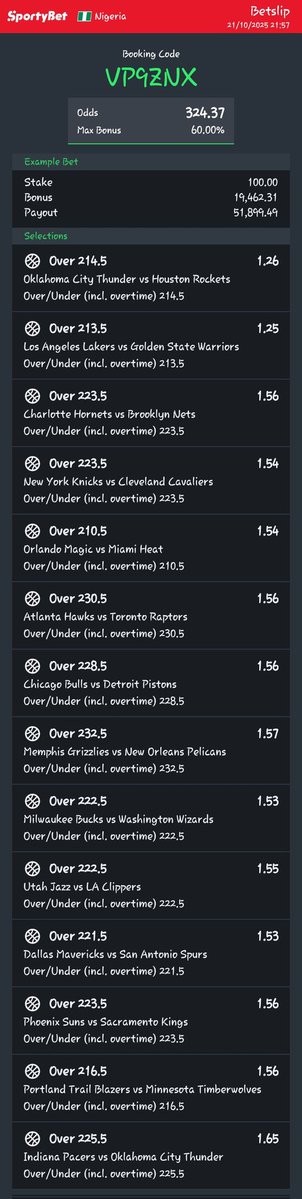 VP9ZNX • 300  NBA 🏀🍿

Sportybet is yet to load other options