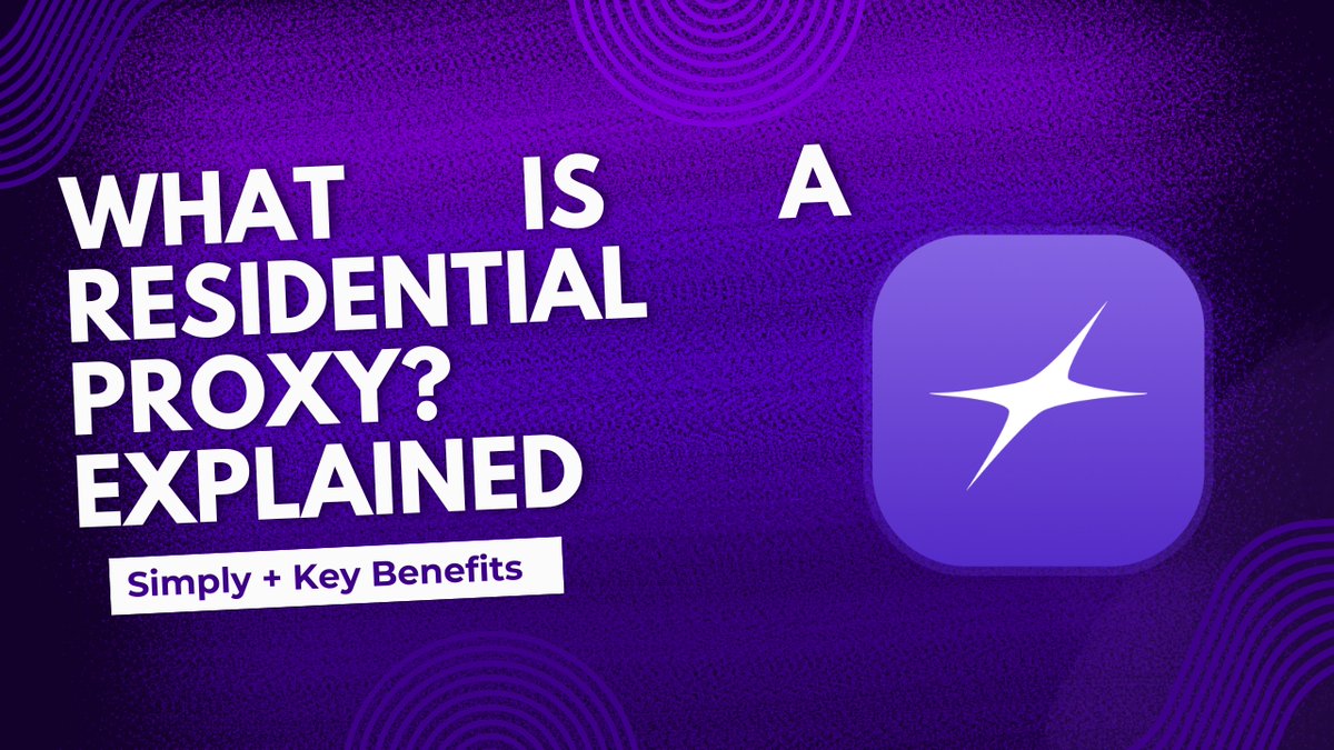 flashproxy_'s tweet image. 🧠 What’s a residential proxy and why should you care?

Our new video explains how it works, what it offers, and why it’s a must for privacy, scraping, and secure browsing.

🎥 Watch here 👉 youtu.be/BYUpPz6mXcU
#ResidentialProxy #CyberSecurity #OnlinePrivacy #WebScraping