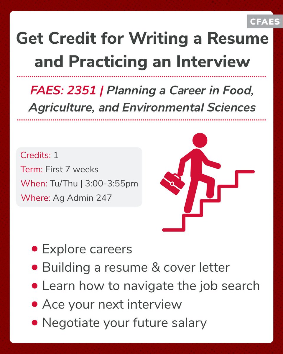 Scheduling your classes soon? Check out FAES: 2351!