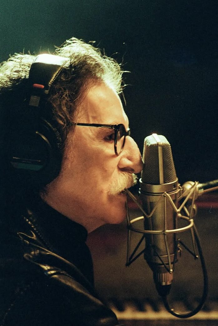 Charly García fotografiado por Eugenio Chiavassa, durante el rodaje del videoclip de In the City (Dirigido por Belen Asad)