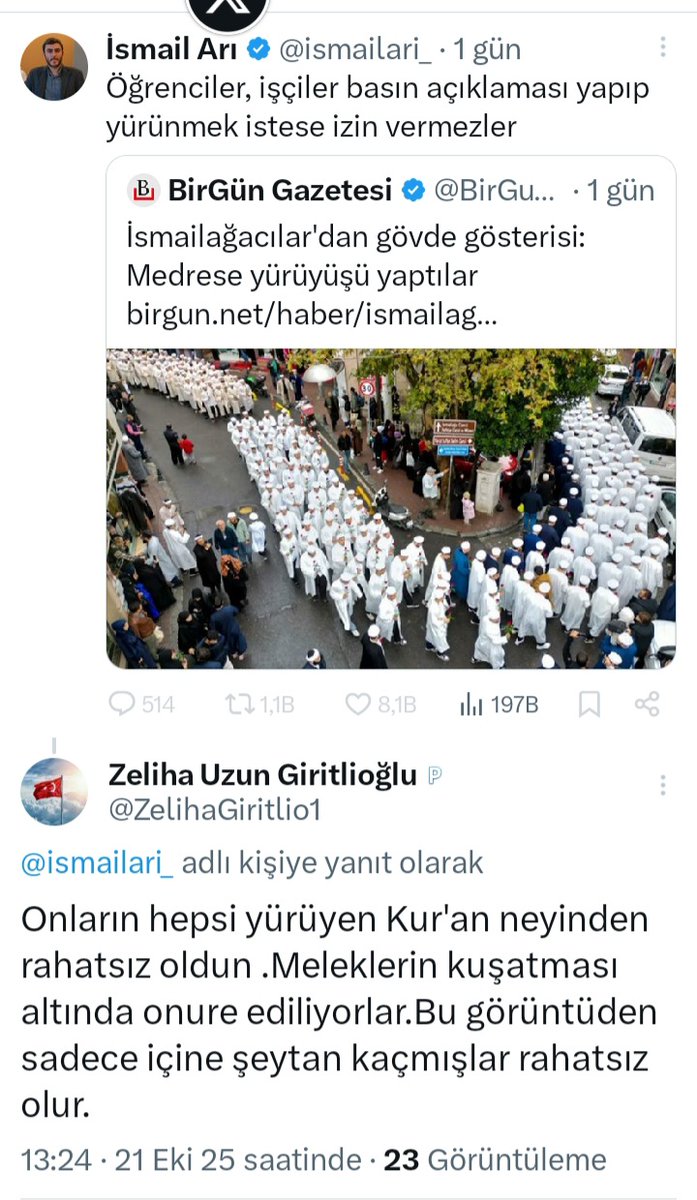 Yorum yazan herkesi engellemiş olabilir.Epey rahatsız olmuş demek ki .Ben kötü bir şey yazmamıştım aslında🤔