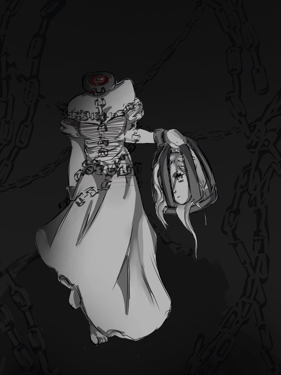 fankatwojejmamy's tweet image. DAY 21: The Cage

#Slaytheprincess #slaytober #slaytober2025