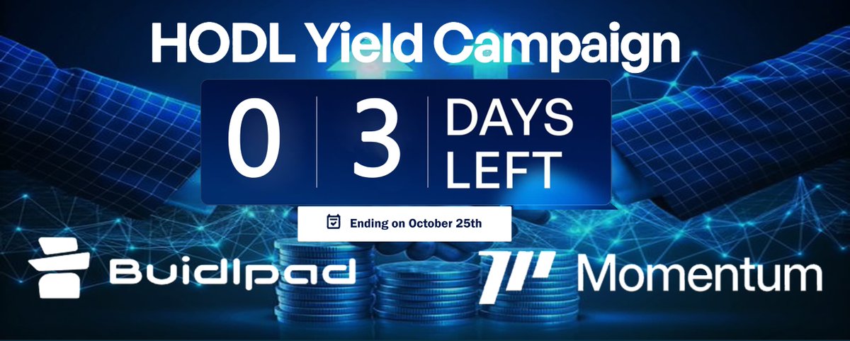 Number of days remaining before <a href="/MMTFinance/">MomentumⓂ️Ⓜ️T</a> which will be held on <a href="/buidlpad/">Buidlpad</a>