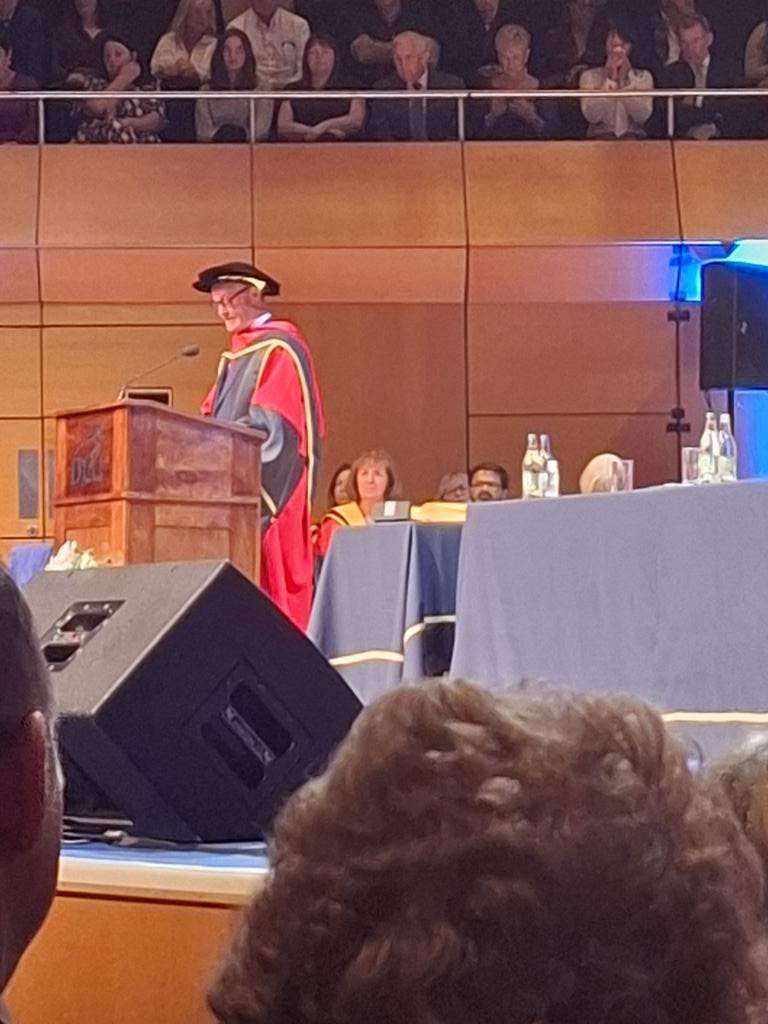 LabDCC's tweet image. Congratulations to #MickODea, honorary Doctor of Philosophy, @DCU , well deserved