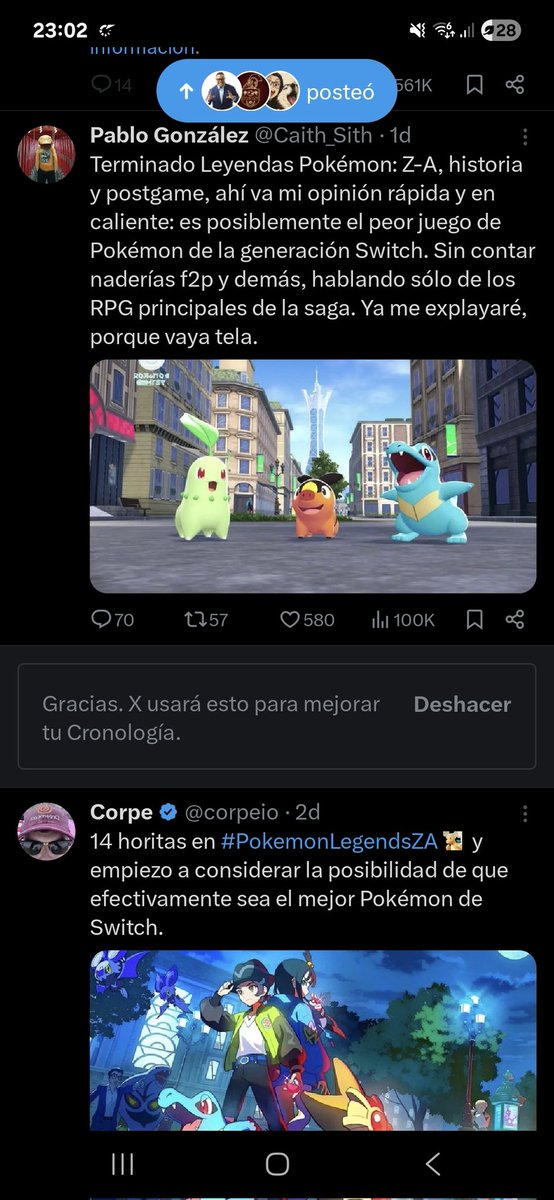 Curioso lo del Pokemon Leyendas ZA