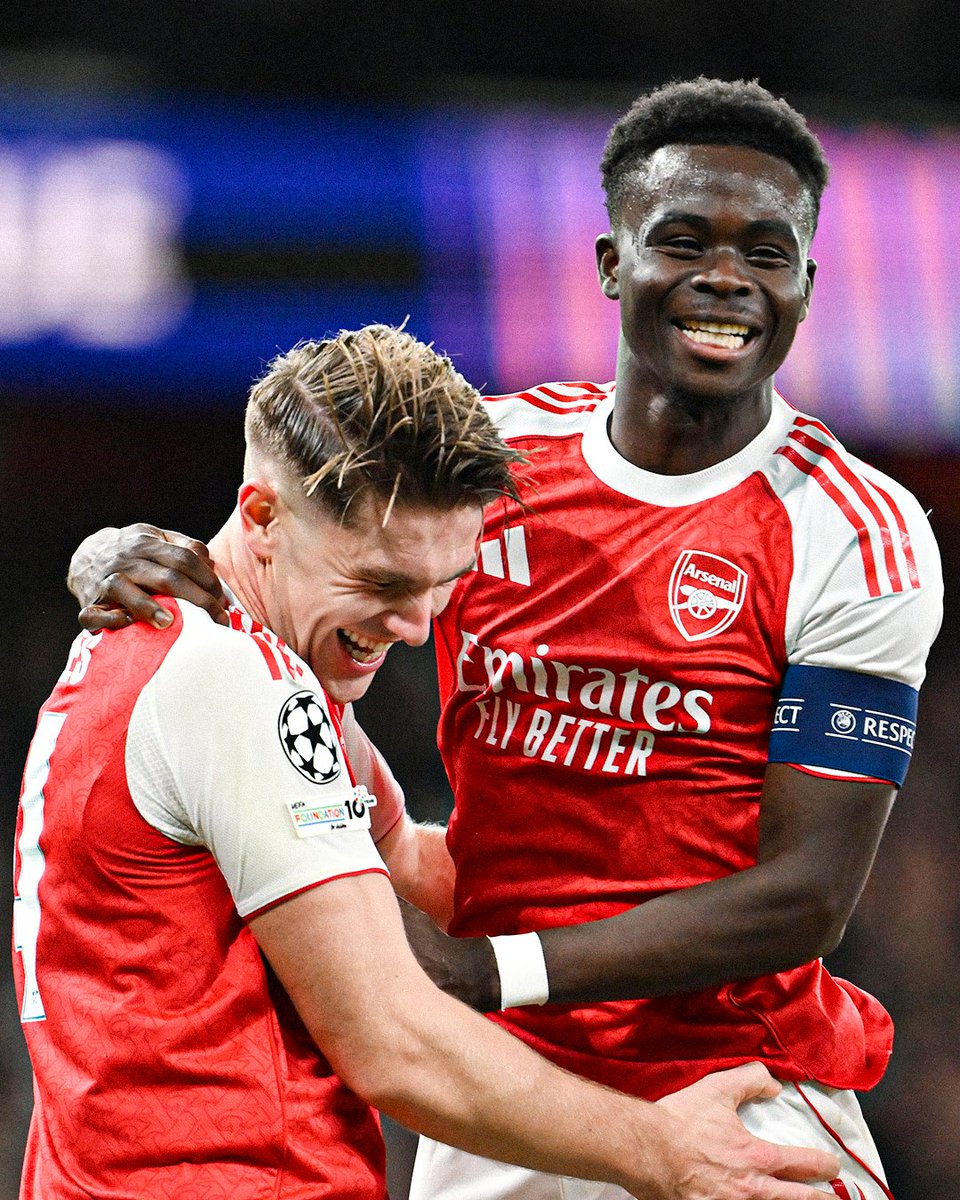 Arsenal are top of the Premier League and unbeaten in the Champions League this season.

They've already faced Man United, Liverpool, Man City, Newcastle and Atletico Madrid 👏