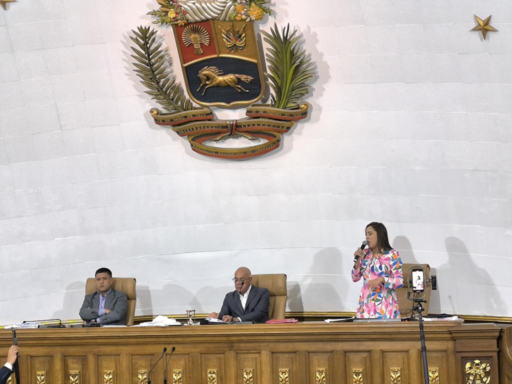 Asamblea_Ven's tweet photo. #21Oct || Segunda Vicepresidenta de la AN, Diputada América Pérez: 

"Este Consejo Nacional por la Soberanía y la Paz da un paso importante hacia la Paz". https://t.co/17eMcFSAkE