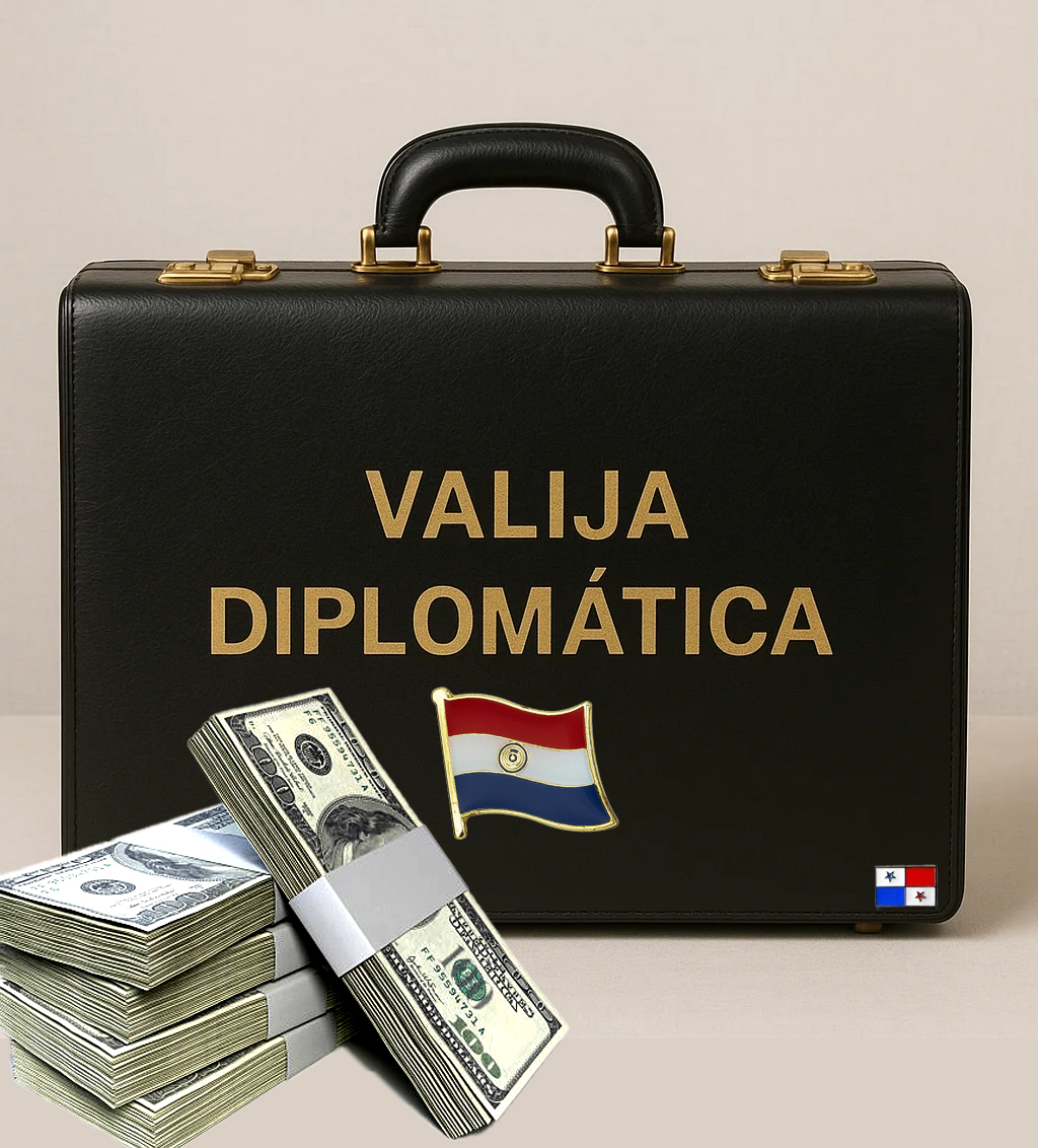 CuartoPoder_Py's tweet image. 🔴"DEL SOBRE AL SOBREVUELO: UNA ESCALA LLAMADA PANAMÁ"
#Editorial
◾️Entre titulares, relojes relucientes y discursos que suenan cada vez más a ejercicio de relaciones públicas que a conducción de Estado, el presidente Santiago Peña volvió a ocupar el centro de la escena…