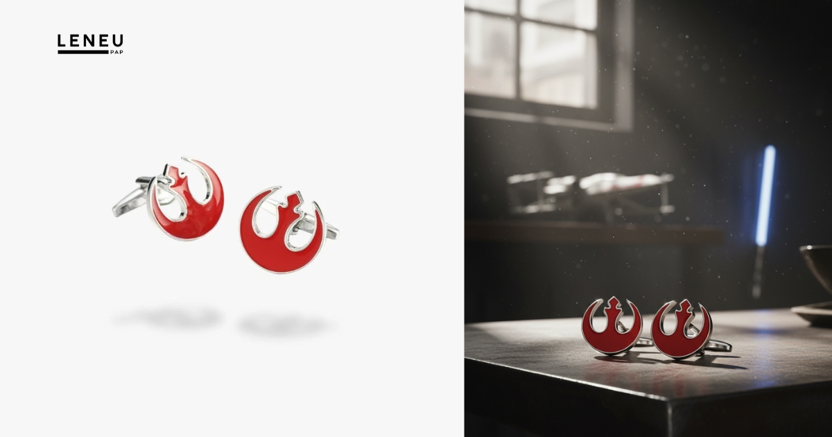 LeneuPap's tweet image. 💫 L’élégance a rejoint la Rébellion.

Les boutons de manchette Star Wars LENEU PAP allient audace et raffinement.

Pour l’homme qui fait du style… une force.
→ leneu-pap.com/products/bouto…

#LeneuPap #StarWars  #StyleHomme #GeekChic #Elegance