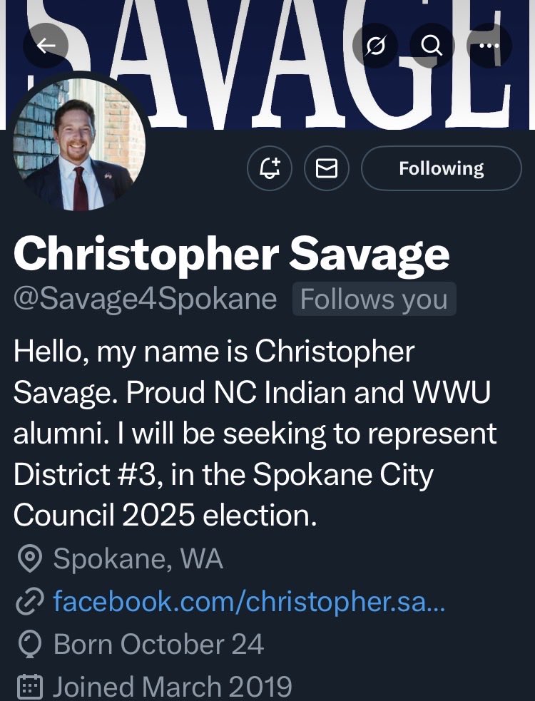 4GetSmart's tweet image. Get Spokane back on track. 👍 

👎Sack Zack❗️👎

Get out &amp;amp; Vote for 
Christopher Savage
For City Council ✅
@Savage4Spokane 👍