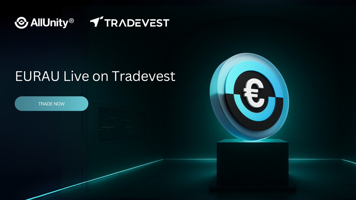 🚀 Tradevest now supports EURAU

<a href="/AllUnityStable/">AllUnity</a> expands euro liquidity for enterprises, utilities and service providers through Tradevest’s regulated trading platform.

⚡ Real-time, compliant euro payments
📈 New corridors for institutional trading
🔒 Euro-backed stability for