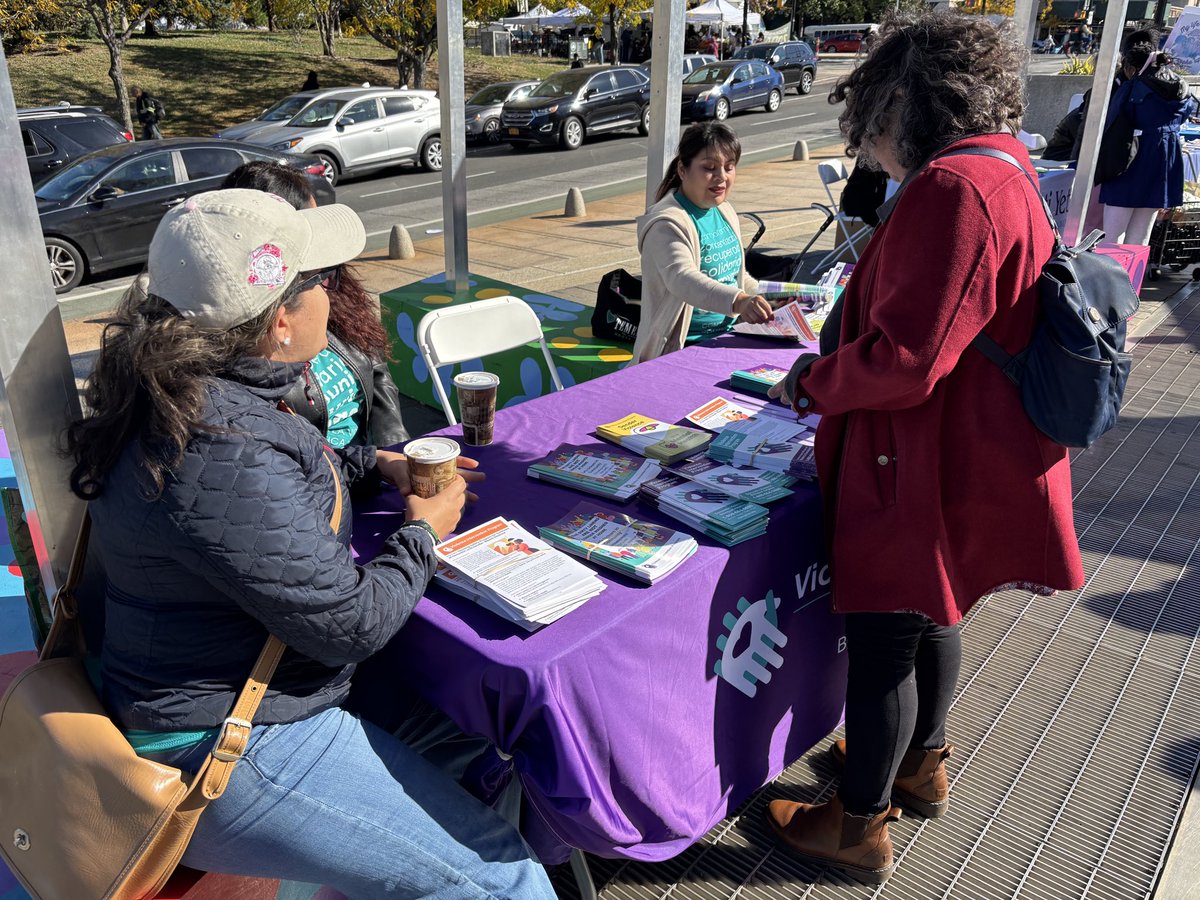 💜Our Go Purple Day of Action at Lou Gehrig Plaza was a huge success. 

💜Our team was on-site with providers sharing information and resources to our community as part of our 31 Days of Action Against Domestic &amp; Gender-Based Violence campaign. 

💜Thank you to everyone who