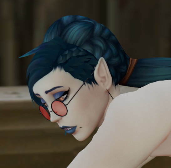 She is so pretty

She is not doing anything lewd she is stretching her back like a cat