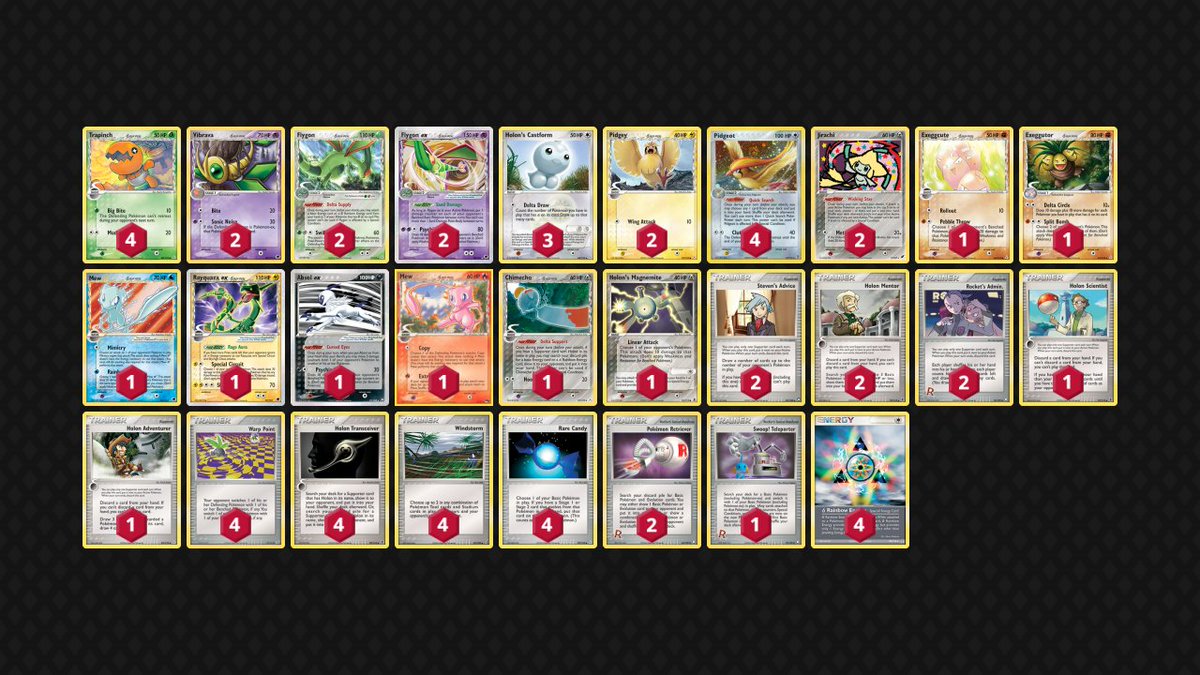 Bombtar Biweekly ]

使用デッキ:Subaru's Flygon

1　バシャーモ　〇
2　ナッシーマイン　〇
3　バンギマイン　〇
4　ジュペッタ　〇

結果　優勝

ONEはバンギマインが多いかな？と思って前回使ったものからラティラティ→ナッシーラインに変更。