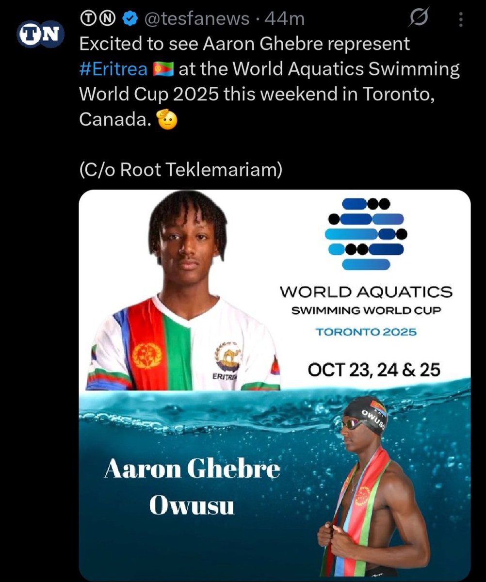 amen4Peace's tweet photo. Is there a single #Afar, #Rashida or #Saho in 🇪🇷n sports team? Olympic, 🌎 Cup, 🌍 Cup...etc🤔?
The 1000+Km coastline belongs to this 3 People, Are they even allowed to swim?
#UN has been reporting for decades that the #Afar People are facing multiple Human Rights Abuse in 🇪🇷 https://t.co/t6L2PKJstd