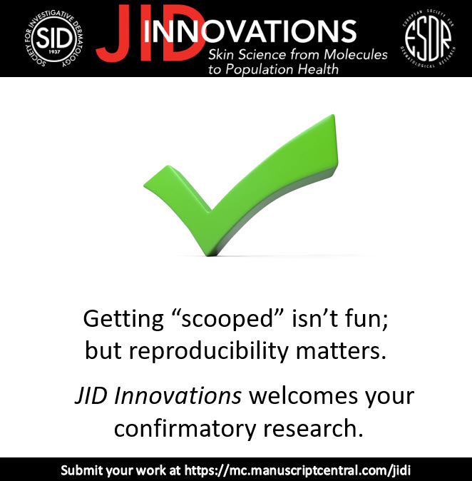 Submit your work at mc.manuscriptcentral.com/jidi #dermatology #derm #dermtwitter