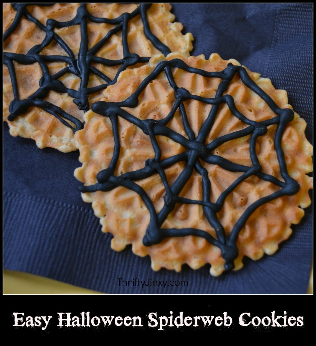 Easy Decorated Halloween Spiderweb Cookies
RECIPE: thriftyjinxy.com/easy-decorated…

Fun and festive cookies piped with spiderweb designs using royal icing or melted chocolate. A spooky-cute treat that’s surprisingly easy to make!Easy Decorated Halloween Spiderweb Cookies