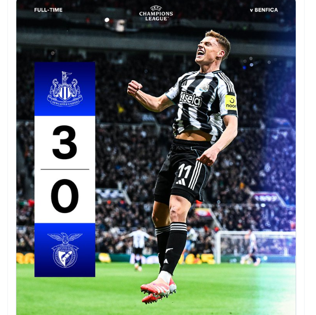 Full time score.