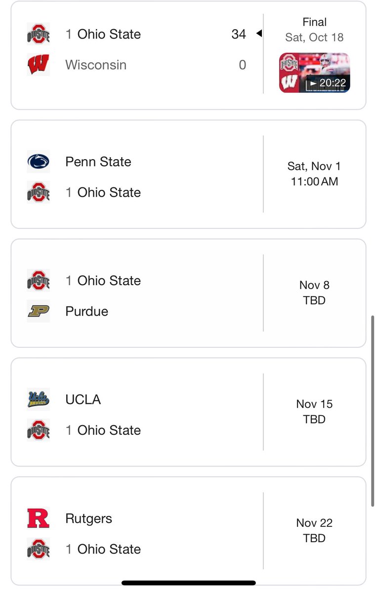 Meanwhile, in big ten country: