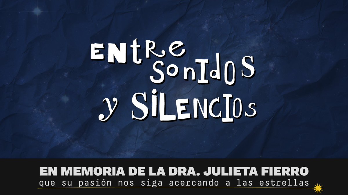 Lo invisible también forma parte del Universo. 🌌

En el nuevo episodio de Entre sonidos y silencios, la Dra. Julieta Fierro nos ayuda a comprender la materia oscura y celebra el papel de las mujeres en la divulgación científica.

Un homenaje a su legado estelar: