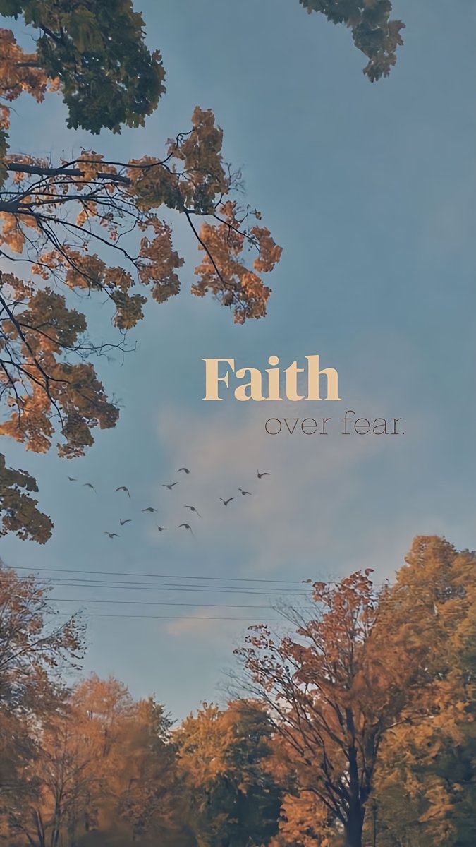 Aestheticswallz's tweet image. Faith over fear.