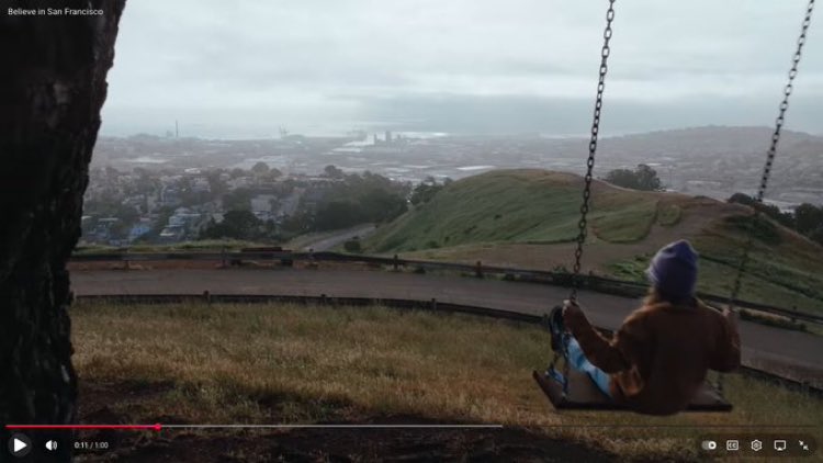 exciting to see my swing (v2) in a national commercial