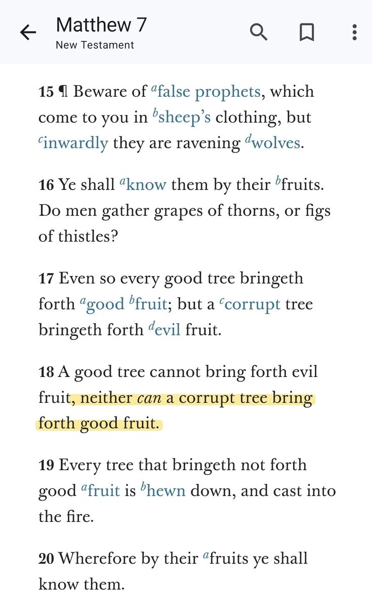 AreYouEstyWhy's tweet image. &quot;2. how do you determine good fruit?&quot;

When Jesus simply said, &quot;by their fruits ye shall know them,&quot; he was indicating that it&apos;s very basic to recognize what good fruit is. We all have the ability to discern good from evil. It&apos;s not rocket surgery.