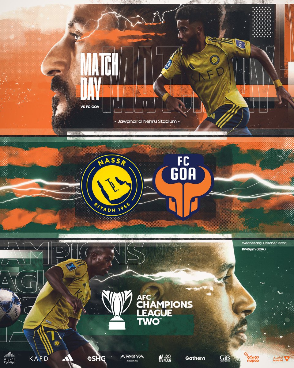 من الهند .. يظهر #العالمي اليوم 🤩
#النصر_غوا