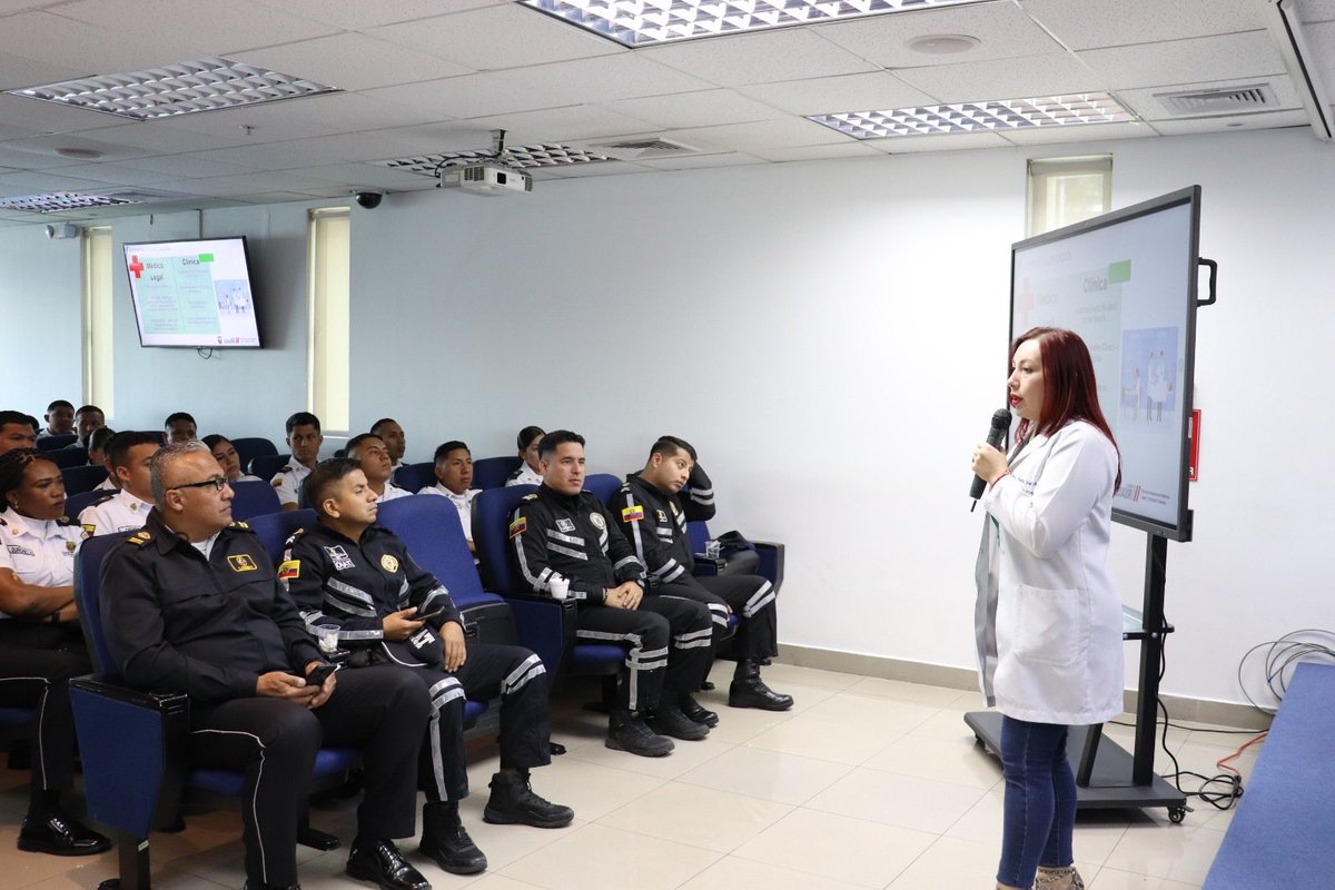 Hoy recibimos en nuestras instalaciones de planta central en Quito a 80 agentes de la Oficina de Investigación de Accidentes de Tránsito de la Comisión de Tránsito del Ecuador (CTE), en el marco de una visita técnica orientada a conocer el actuar pericial de este Servicio