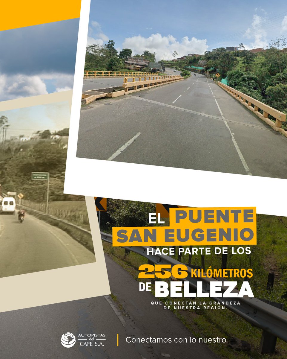 🚘Antes, cruzar la vía Santa Rosa – Chinchiná era lento y congestionado.
Hoy, gracias al puente San Eugenio, la movilidad es más ágil y segura, conectando a Risaralda y Caldas.