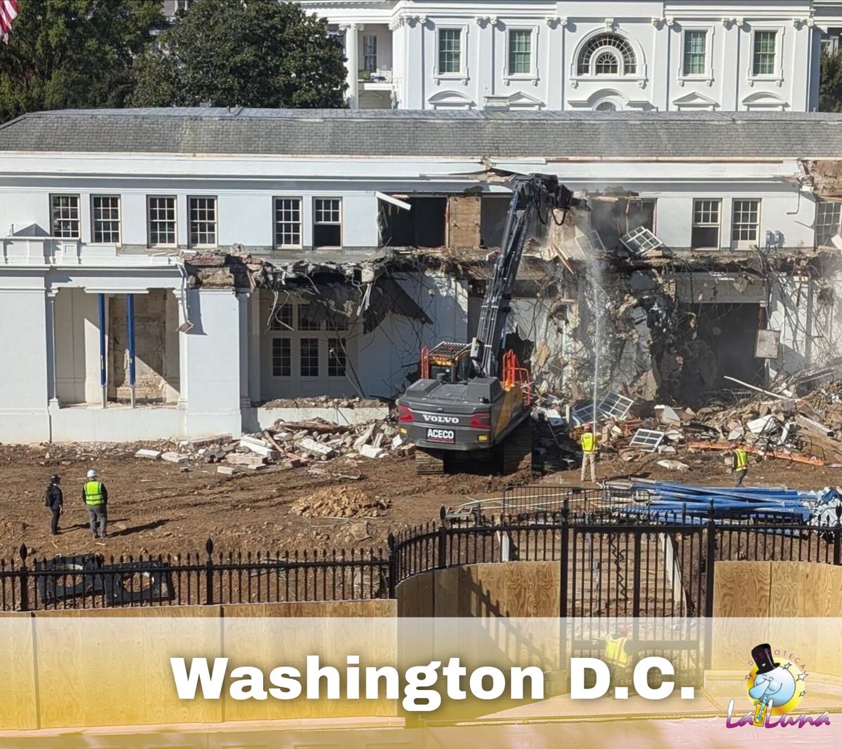 🚨📢🚨 A exitosa discoteca La Luna inicia a súa expansión internacional e construirá en Washington D.C., moi preto da Casa Branca, a súa primeira sala de festas fóra de Galiza.