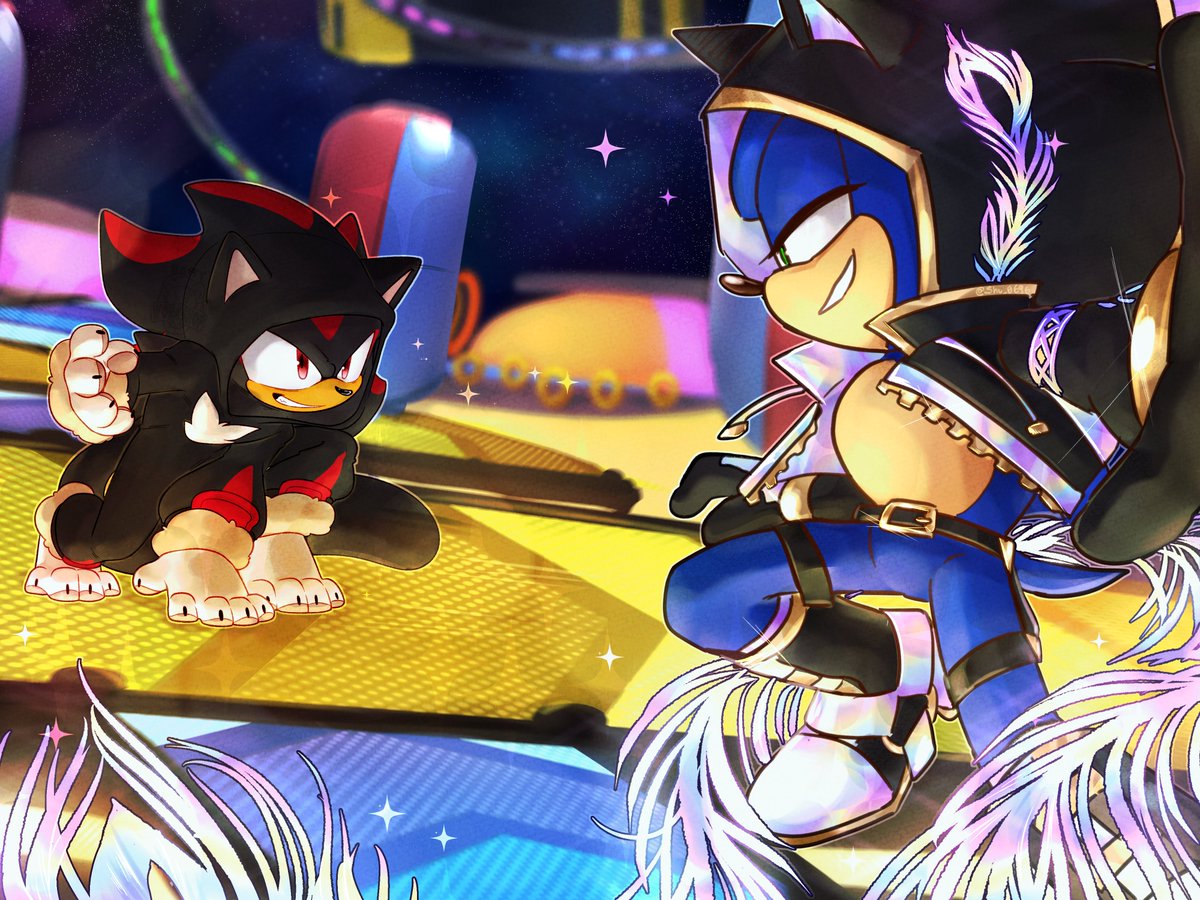 PLAYING TO GET FIRST PLACE 🖤💙
#SonicRumble #CommunitySkin