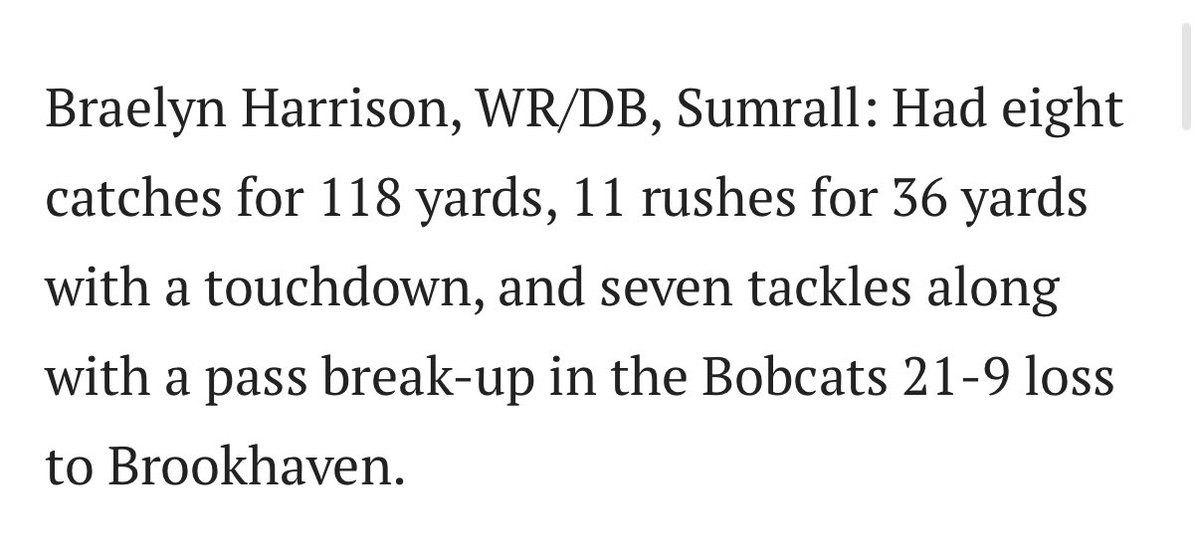 Congrats to Braelyn and Talik for making Week 8s Top Performers!

#BCGS