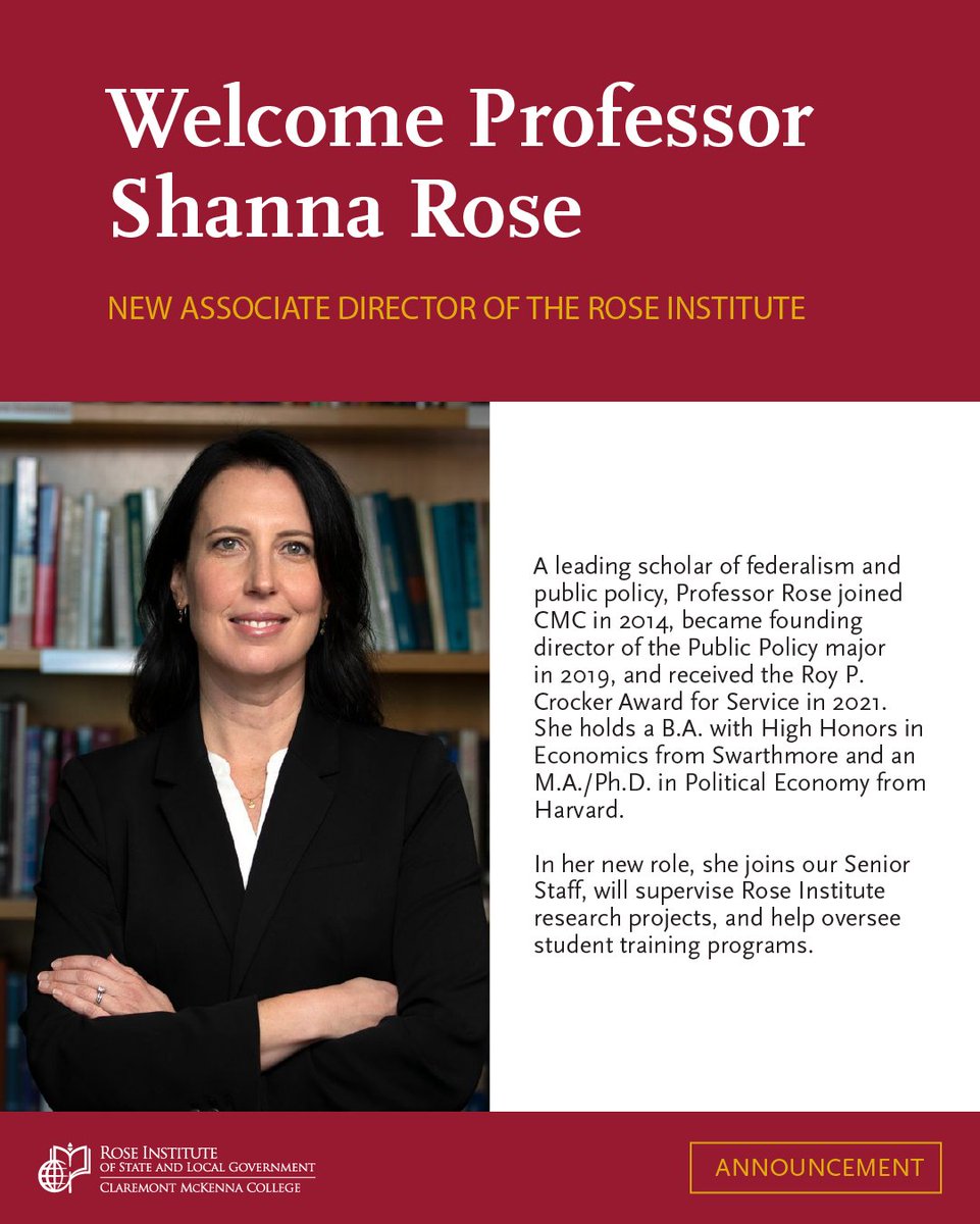 Rose Institute of State and Local Government tweet media