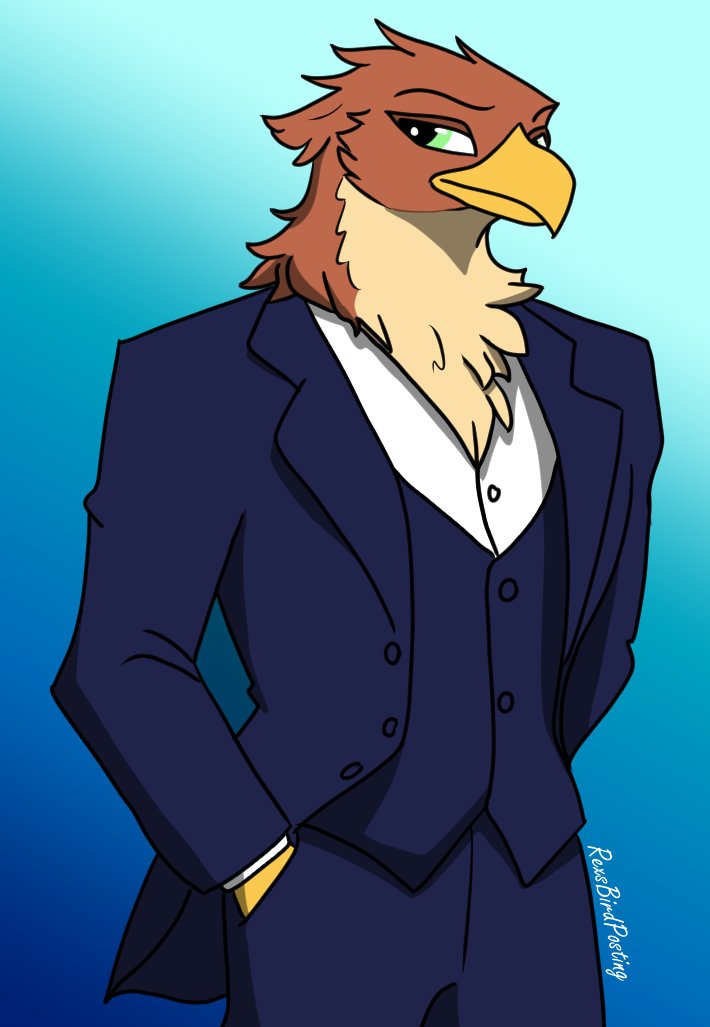 Flocktober Day 21- Spent the day organizing my work tools and materials in the garage, so the art was a bit rushed. Yeesh

#furry #furryartist #flocktober