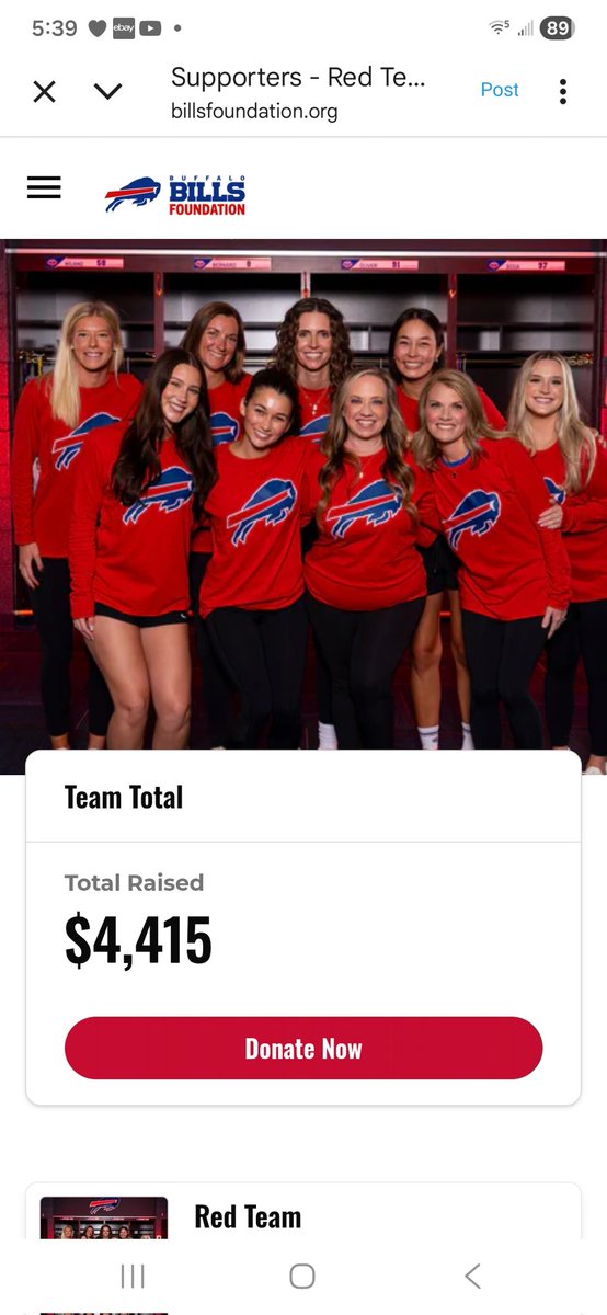 The Red team is close to 5k ! Let's help get them there !
