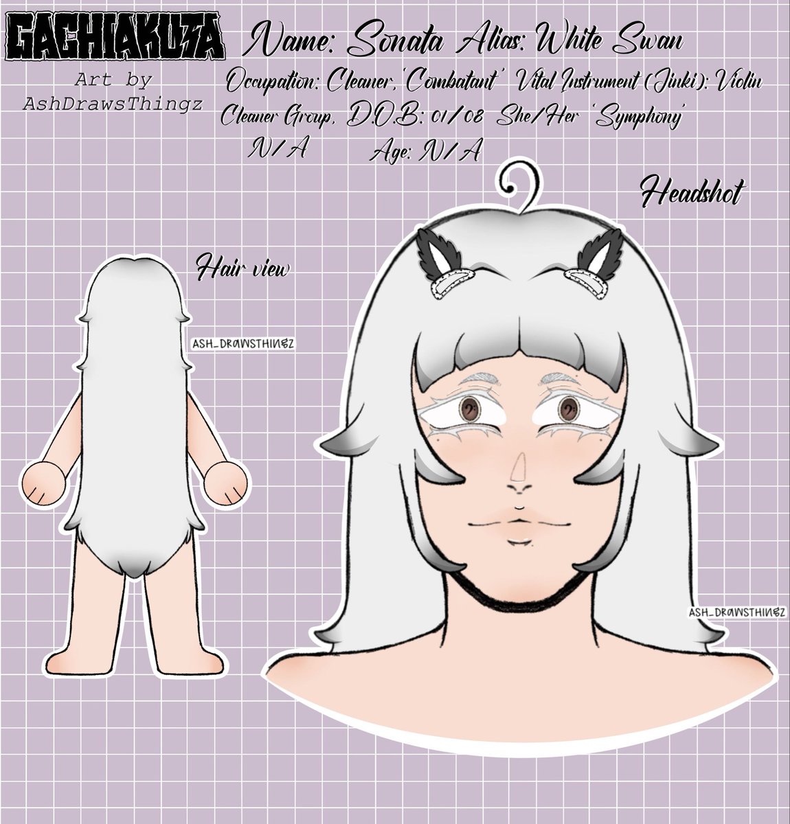 Ash_DrawsThingz's tweet photo. #gachioc #GACHIAKUTA  Still working on Sonata’s fully body https://t.co/3zvdczPPZ5
