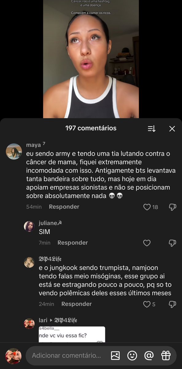 larissa VAI VER O BTS tweet media