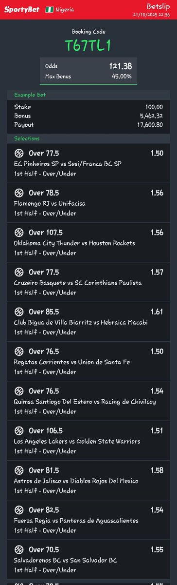 T67TL1 • 120 🏀🍿💯 midnight