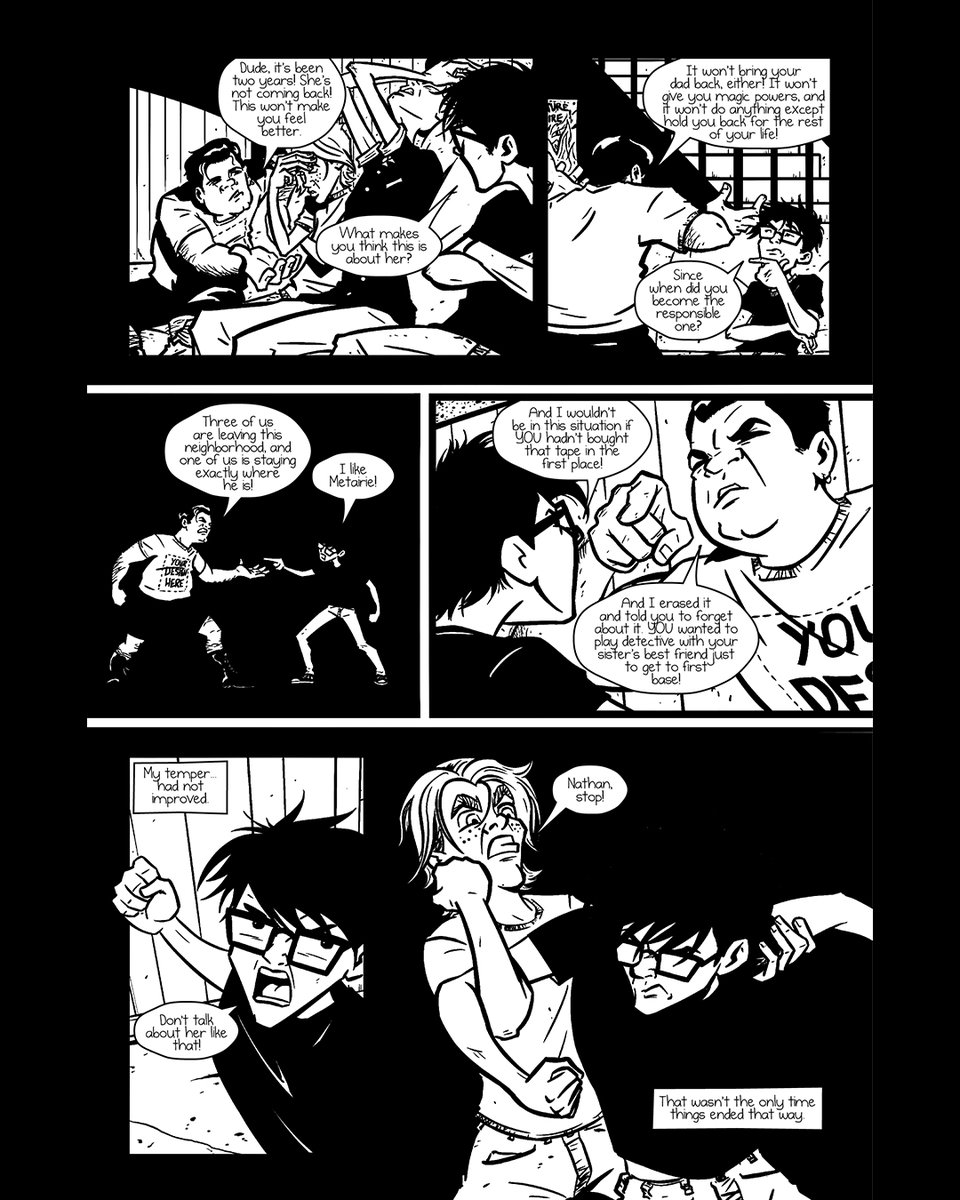 KurtAmacker's tweet photo. I'm waiting on more comic mailers to send out comp copies of Tad Caldwell 2: Cult. Those of you who want to pay for the book can see the first four pages here. Tad Caldwell 2: Cult. Words by me. Art by @VernonDraws. Cover by @teamlattie. It's finally here. https://t.co/3WEQPpY3Hv https://t.co/X3Hjs2gyY2