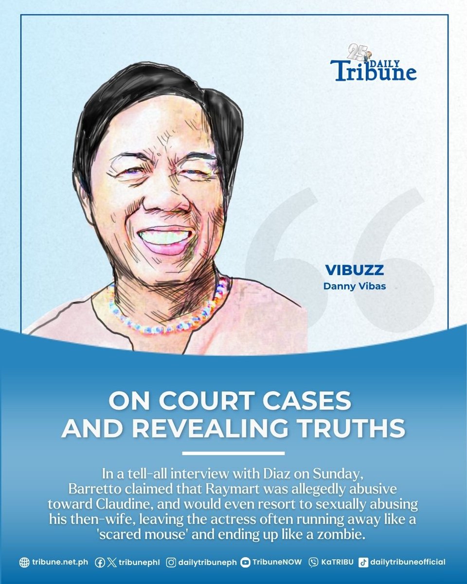 Did celebrity vlogger Ogie Diaz seek out the feisty 90-year-old matriarch Inday Barretto so Diaz would make the old woman rat on her former son-in-law Raymart Santiago? And his alleged cruelty toward actress Claudine Barretto in the last months of their living under one roof?