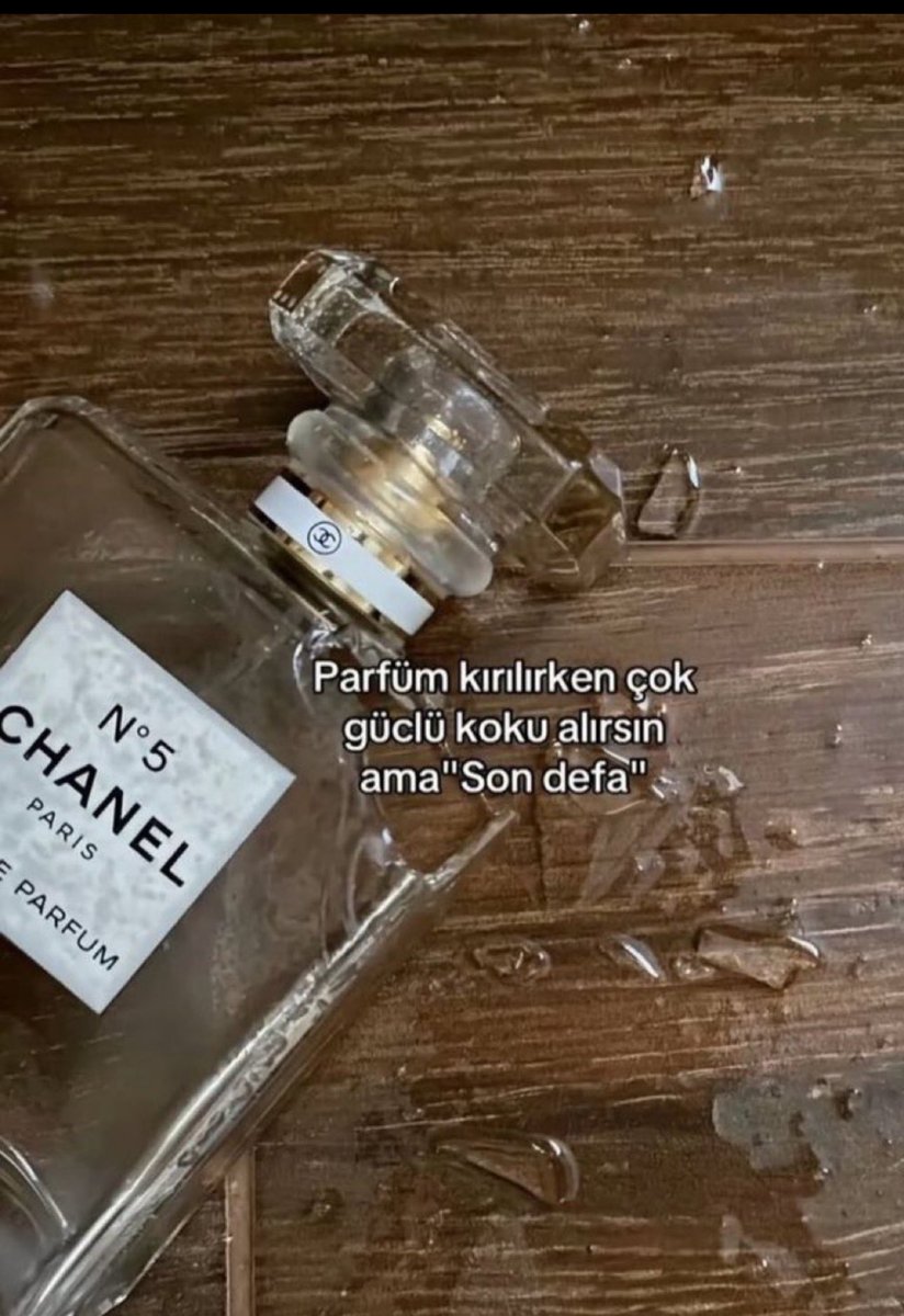 Parfüm de kırılmasaymış o zaman sjsj