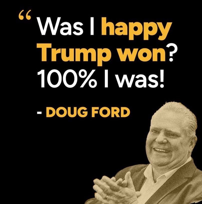 voterNerd's tweet image. Attention:
@PnPCBC @DavidWCochrane @supriyadwivedi @emilienicolas @LeDevoir @StrategyCorp 

Doug Ford IS MAGA 

He is not captain Canada 

He is an undying and unrepentant Trump supporter. 

He was HAPPY Trump won in 2024!

#MapleMAGA 
#DougFordIsCORRUPT