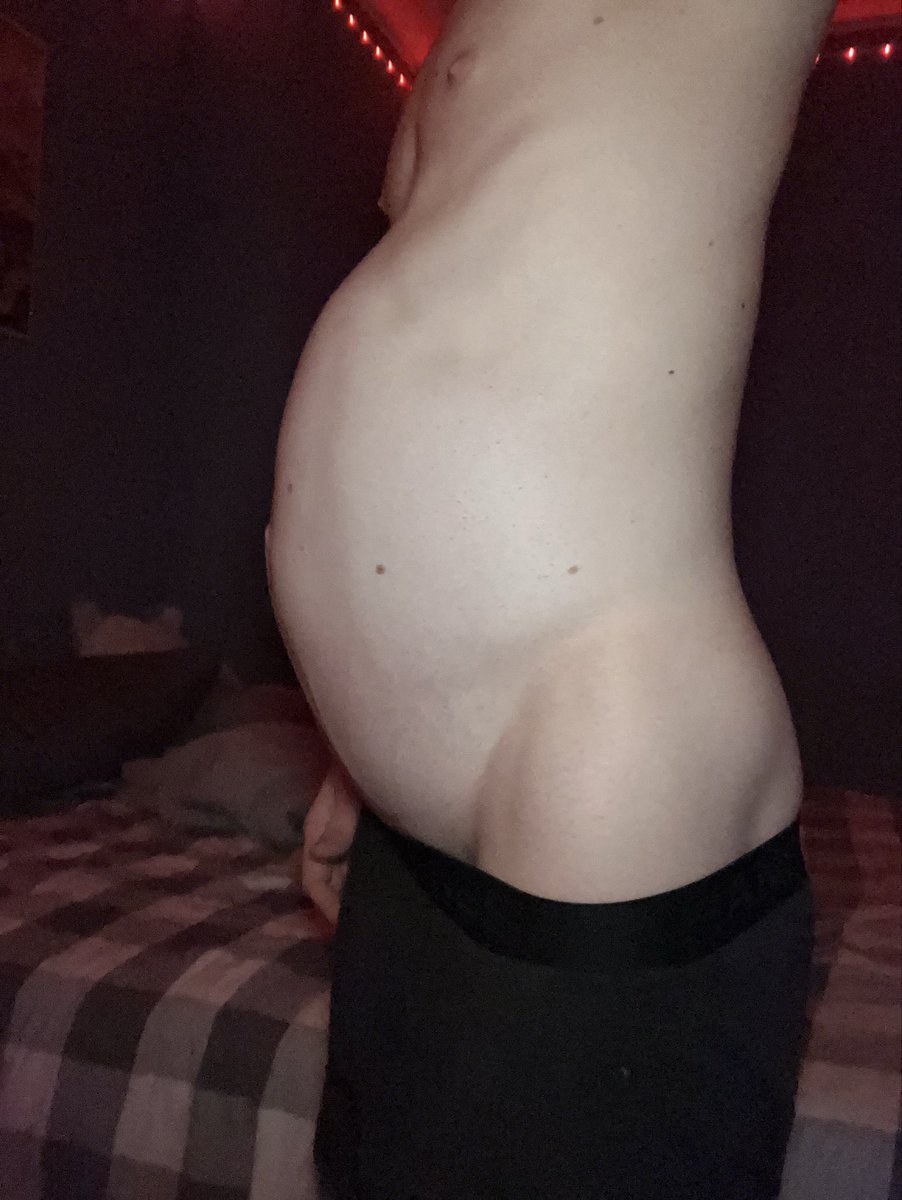 I don’t do this very often, but I got super stuffed and then inflated. Like I woke up the next day with a heavily bloated gut it was that much lol