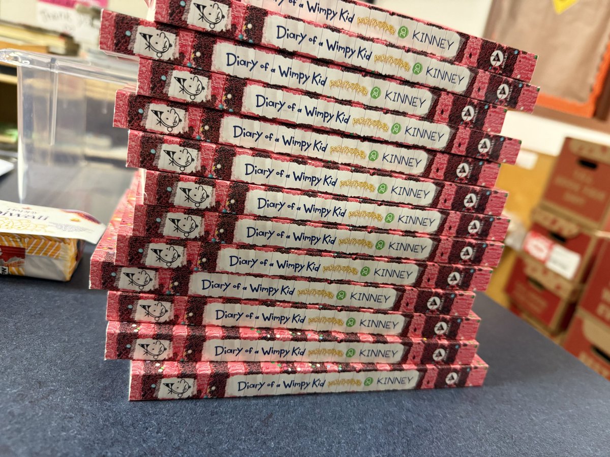 LibraryAHCES's tweet image. It has arrived at our Book Fair! Tomorrow on CNN, I’ll be calling some students up to the library to pick up their pre-ordered book🥳! “Every party has a pooper, that’s why we invited you. Party pooper! Party pooper!”🎶😂