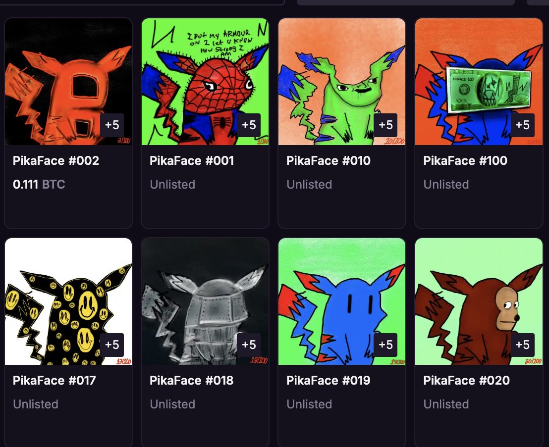 NOFUCKENFACE's tweet image. As all the AWS servers crashed and &quot;nfts&quot; went with them the @pikafaces remained calm, cool and collect. 

Why? cause they are inscribed on chain. its that Simple.