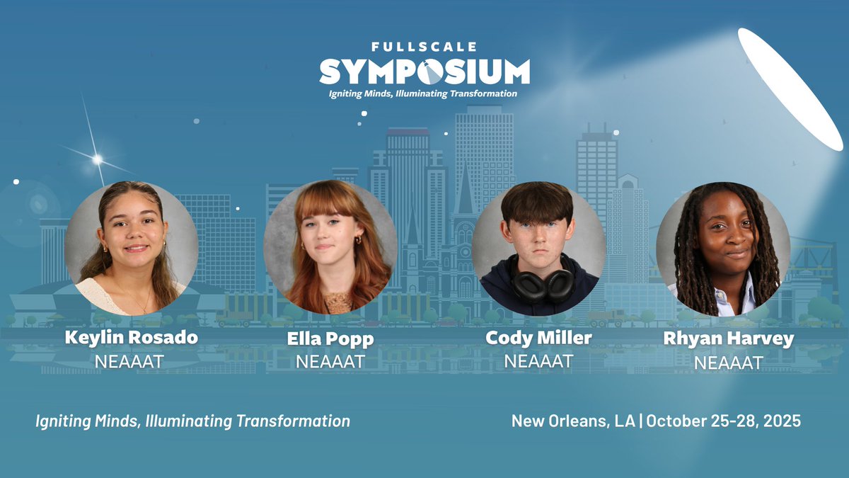 Calling all educators and change-makers! NEAAAT is honored to have students presenting at #Symposium25! Let's gather to share ideas and inspire each other for a brighter future in education. #Presenter #CompetencyEd #schooldifferently