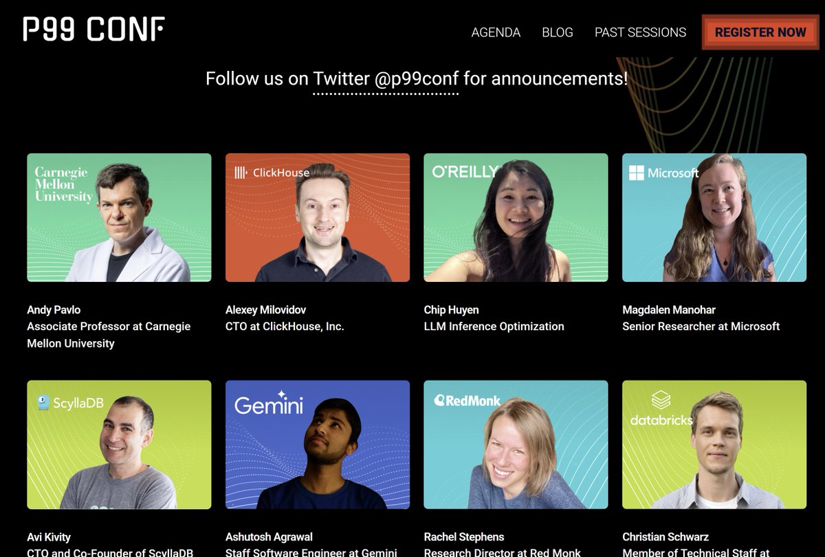 DorLaor's tweet image. The 4th event of P99 CONF begins tomorrow. The speaker list is our best ever. p99conf.io