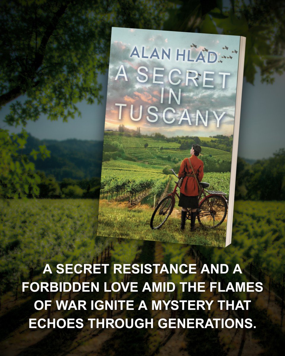AlanHlad's tweet photo. One week until A SECRET IN TUSCANY is released! Thank you, @KensingtonBooks!
#asecretintuscany
#alanhlad https://t.co/ac9w2aYJmG